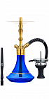 Vodní dýmka Aladin MVP 360 nerez 43 cm Gold Blue