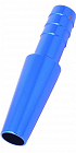 Koncovka (konektor) pro silikonové hadice pro vodní dýmky alu modrá