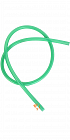 Silikonová hadice pro vodní dýmky 150 cm zelená průhledná