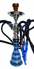 Vodní dýmka 54 cm, TopMark Sokar modrá NEW 3 hadice