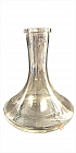 Váza 26 cm Ufo pro vodní dýmky čirá