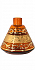 Váza Bohemian Bakkar pro vodní dýmky Tahta Beast (Ňuňu) jantarová